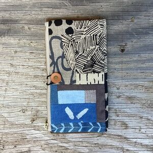 NEW bookhou patchwork handmade sewing writing tool BAG